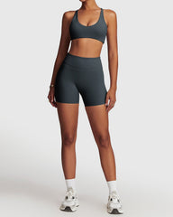 Medium-Impact Workout Bra -  Seamless and Supportive