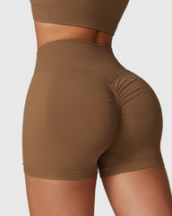 Women's Elastic Waist Yoga Shorts
