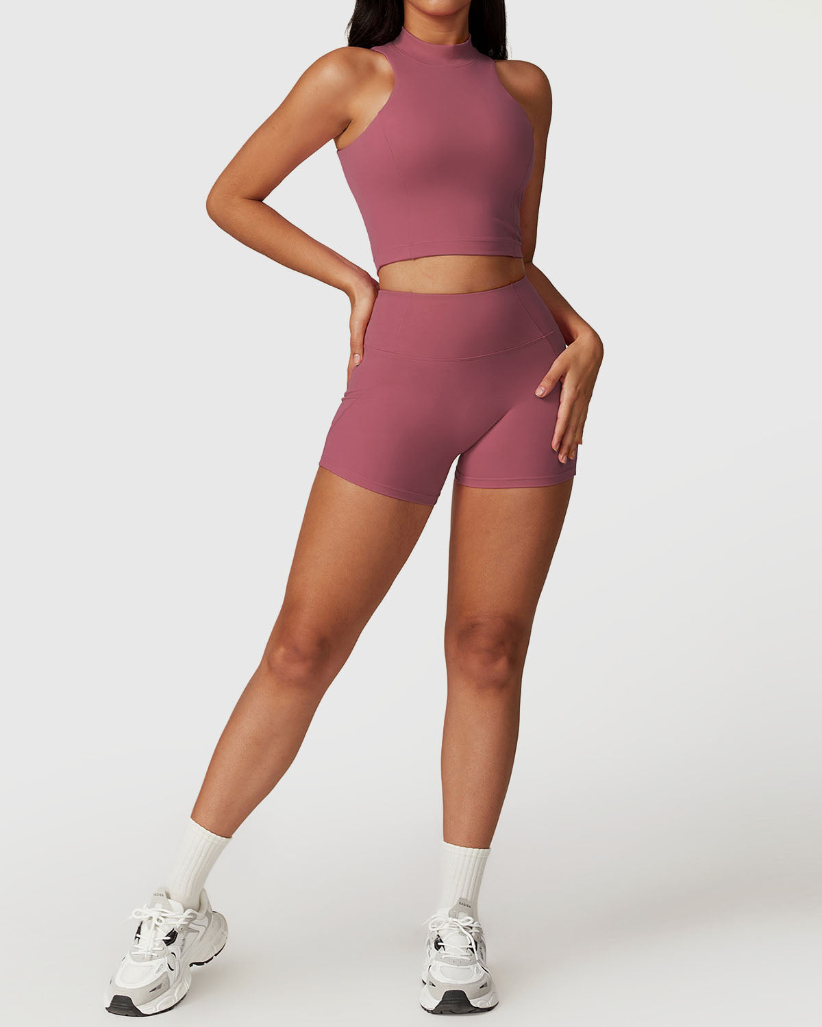 High Waisted Yoga Shorts