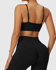 Women's Seamless Strappy Workout Bra