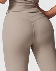 Moisture-Wicking High Waisted Running Leggings