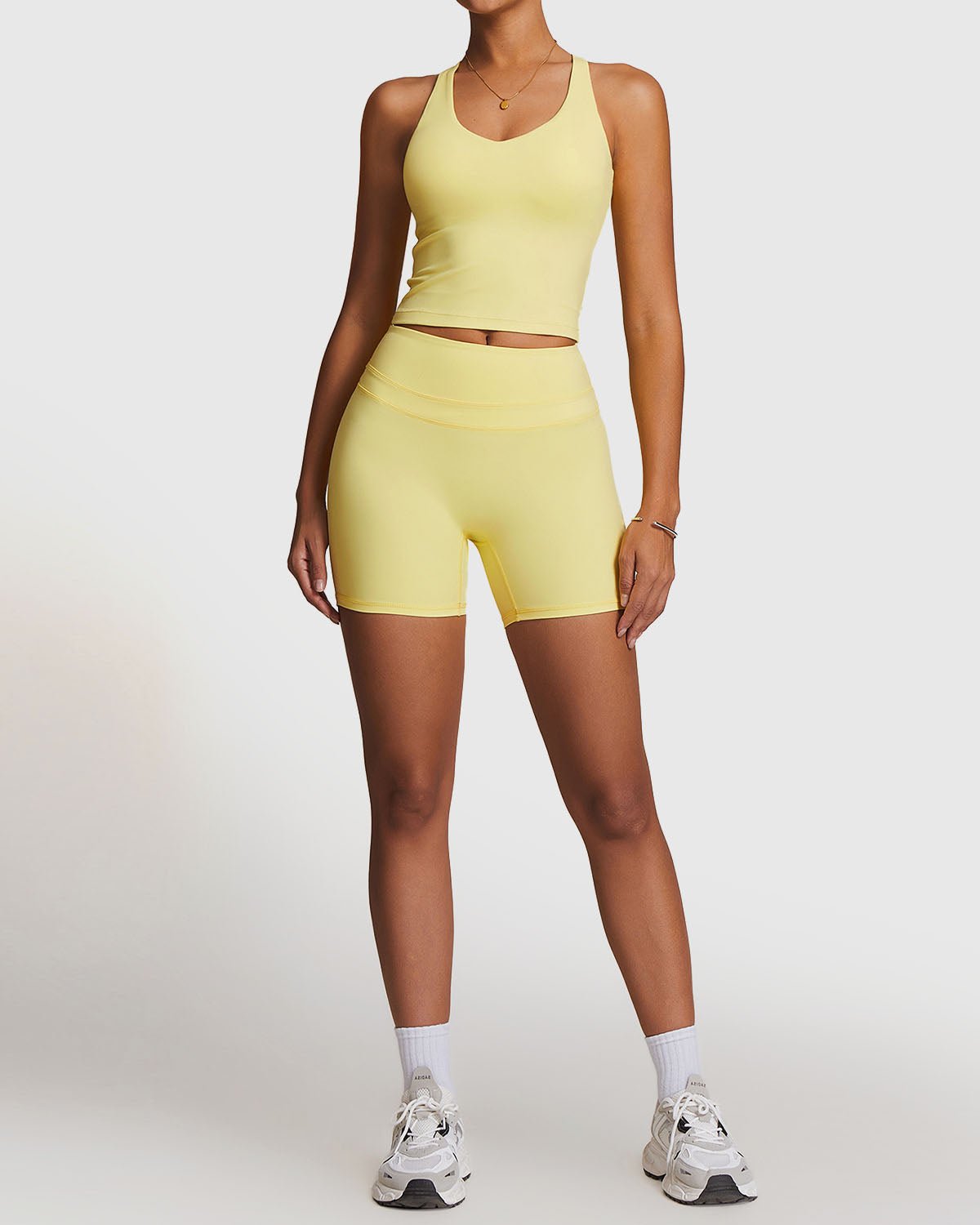 Comfortable High-Waisted Gym Shorts for Support